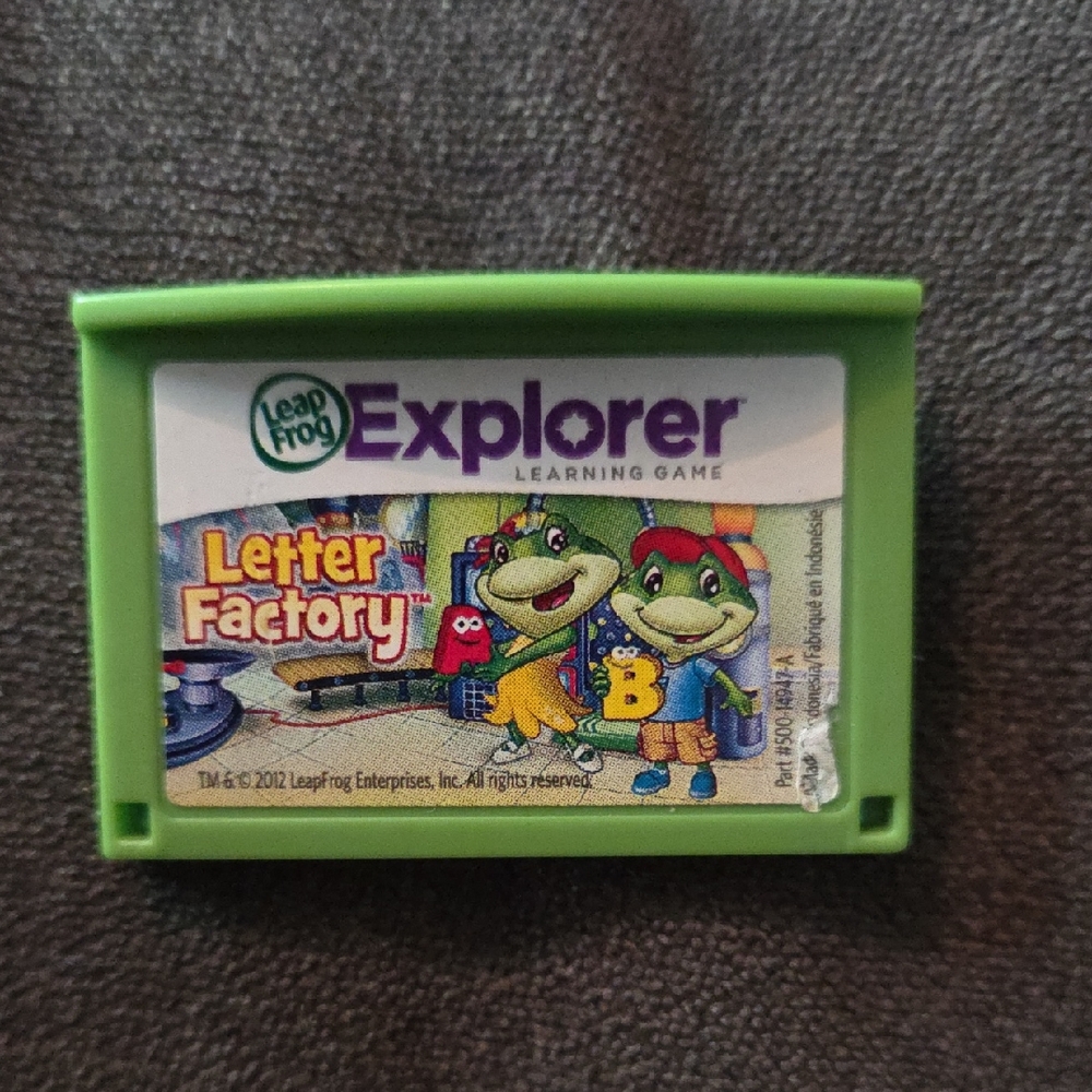 Leap Froh Letter Factory Game